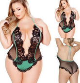 Color: green, Size: L - Lace sexy underwear