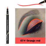 Color: Orange Red - Cosmetic Wholesale Eyeliner Pen Waterproof Highlight Pen Ni Faucet