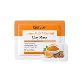 Curcuma Visage Vitamin C Turmeric Mud Mask Cleansing Pore Eliminate Pimples Exfoliating Shrink Pores Beauty Health Face Care