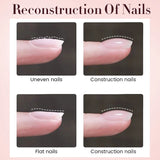 UR SUGAR 7ml Nude Crystal Rubber Base Gel Natural Color Semi Permanent Soak off UV LED Gel Nail Art Varnish