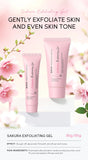 Sakura Exfoliating Peeling Gel Facial Scrub Moisturizing Nourishing Repair Scrubs Face Cream Beauty Skin Care