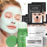 Face Clean Mask Green Tea Cleansing Stick Mask Men'S Blackheads Remove Pimples Shrink And Tear Nasal Strips facial Acne MasK